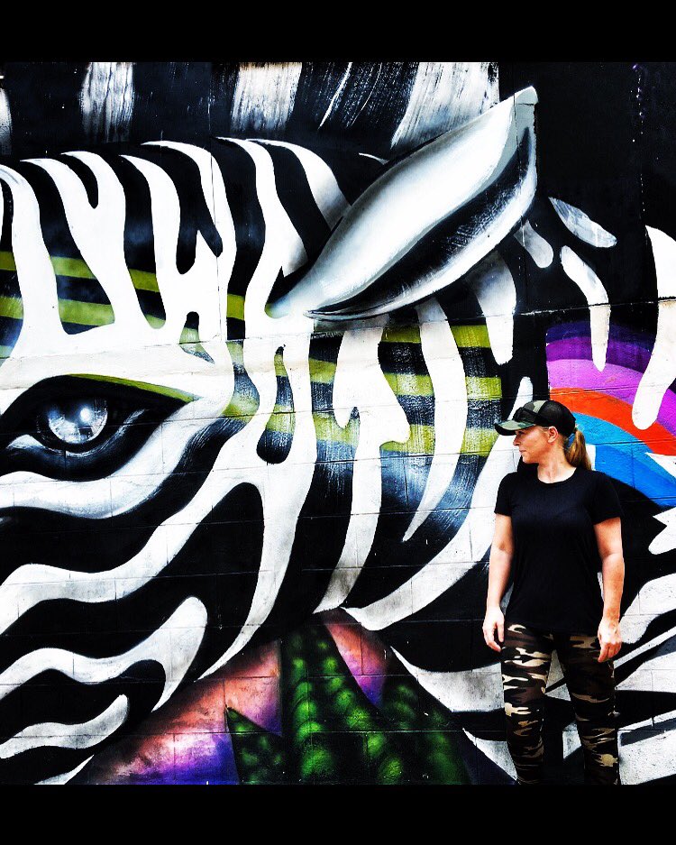 charmednomad's tweet photo. #ChiangMai #Thailand is full of awesome #streetart #graffiti 🤪That’s one #colourful #zebra !!! https://t.co/uEf3pyZP1t