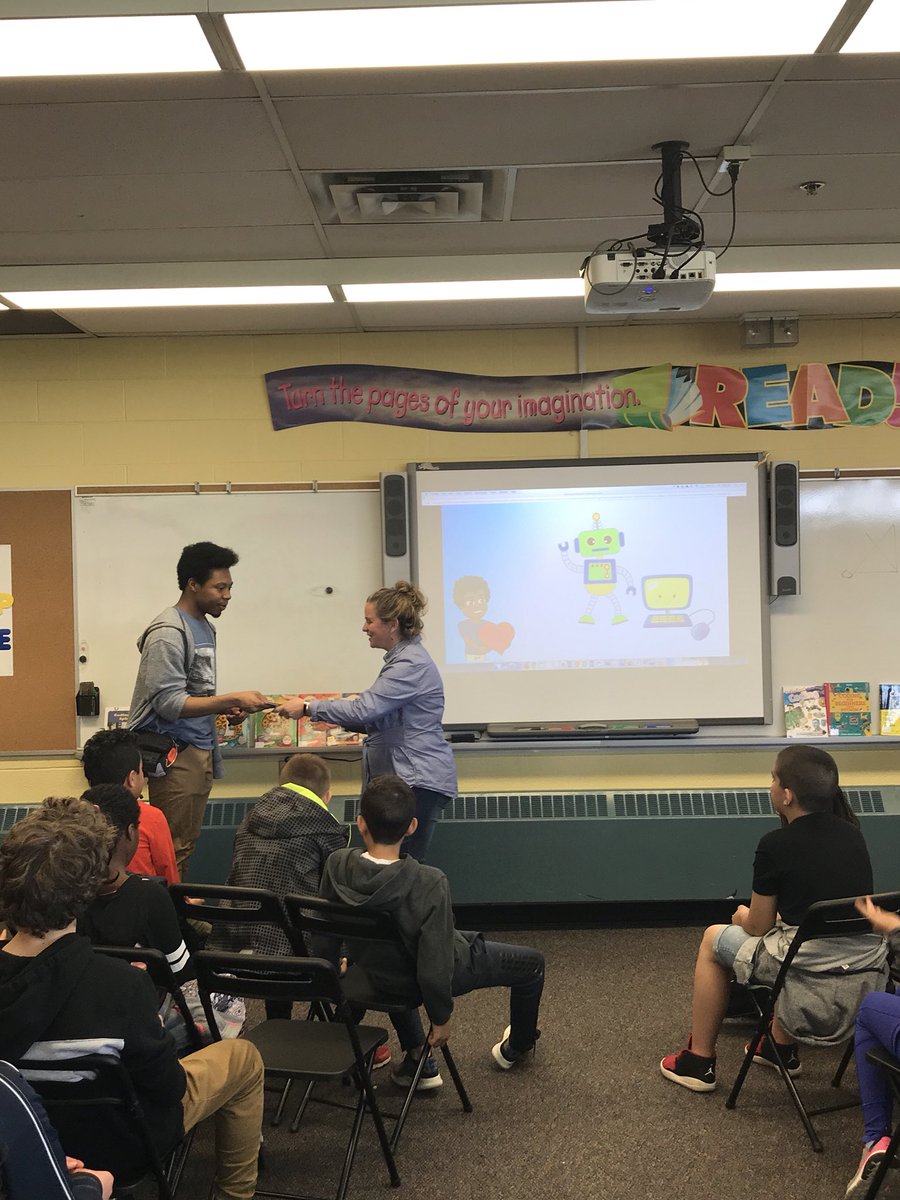 Students from 5 DCDSB schools participated at a “Coding Symposium” <a href="/StBernardDCDSB/">St. Bernard C.S.</a> Funding was provided through a Speak Up Grant! #coding #studentvoice