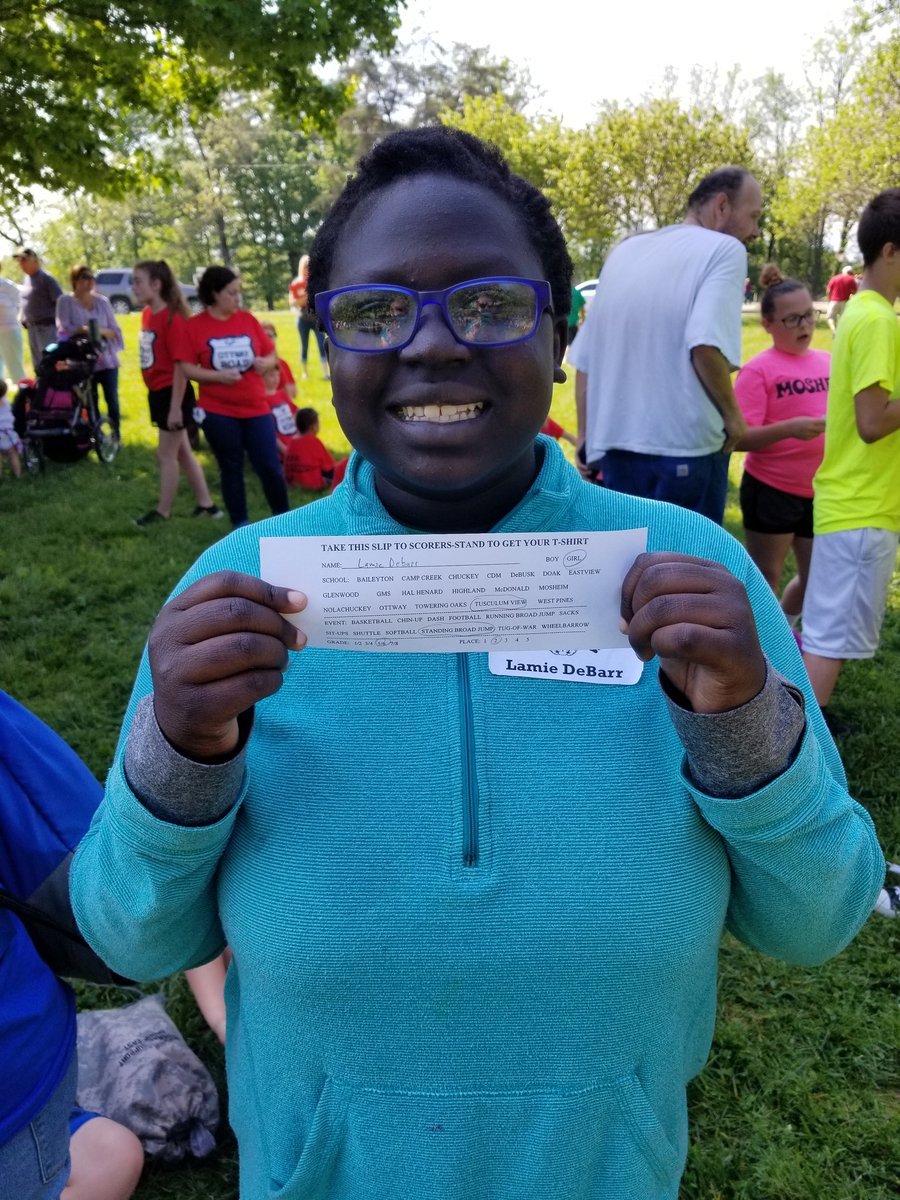 2nd Place Standing Broad Jump: Lamie DeBarr!!! Go Tusculum View! 👟🏃‍♀️🏆🥈 <a href="/DeAnnaSMartin/">DeAnna Martin</a>