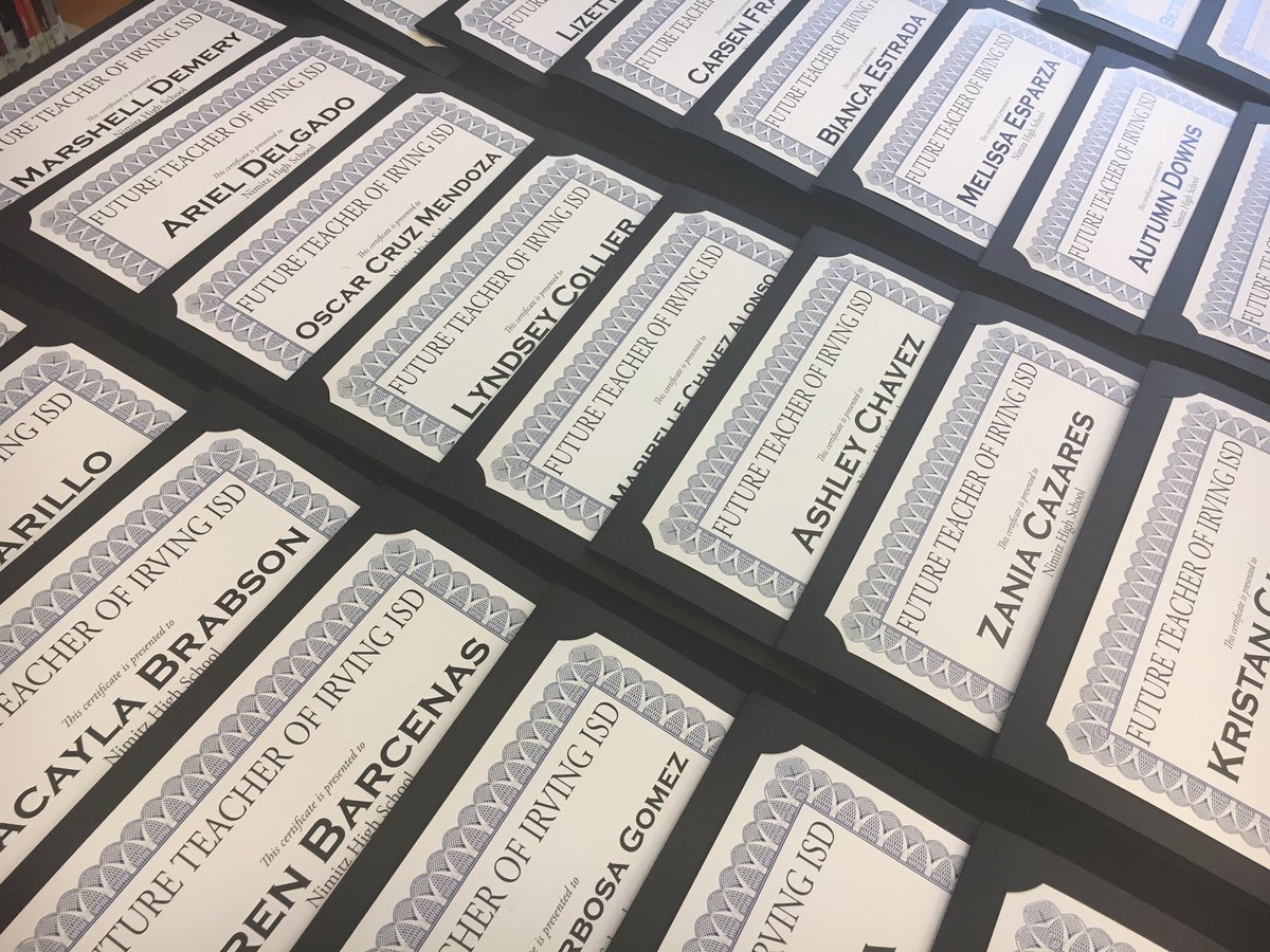 IrvingISD's tweet photo. #IAMnext kicks off at @NimitzVikings, the first of 3 inaugural events. We're celebrating seniors on the education track and making a commitment to them as future educators of #myIrvingISD. https://t.co/jEjlXppLrr