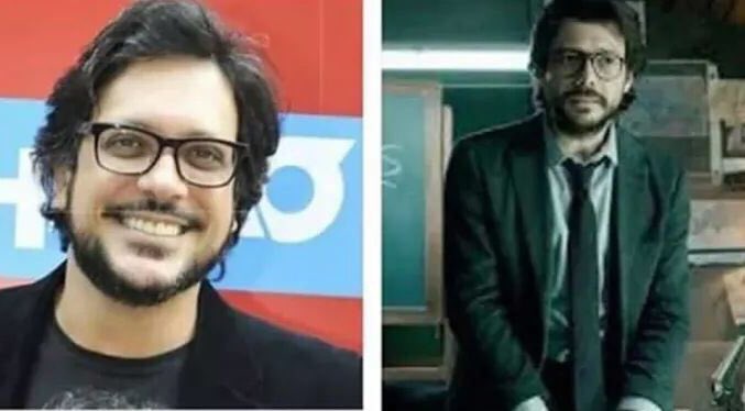 respondenetflix's tweet photo. Muito legal essa série “La Casa de Papel” em que o Tuco da grande família cansa de ser sustentado pelos pais e planeja um assalto à casa da moeda lakajdkalalaksksksk https://t.co/6aLHFBngXH