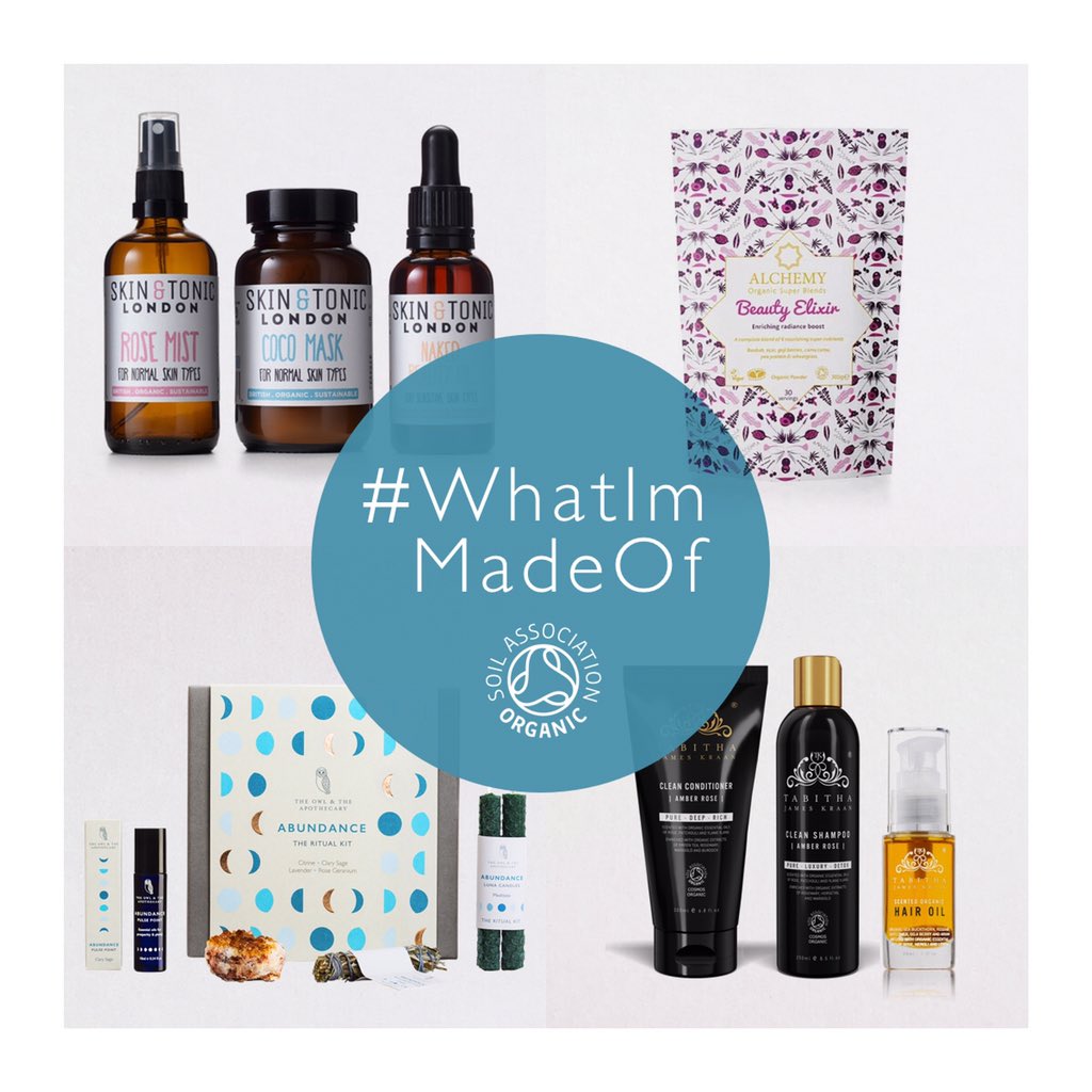 TabithaJK's tweet photo. We’ve teamed up with other brilliant Soil Association certified brands so you can win all these products and go organic with your wellbeing #OBWW #giveaway enter on Instagram https://t.co/1cwFoKA2uv https://t.co/4SNbVXIlXM