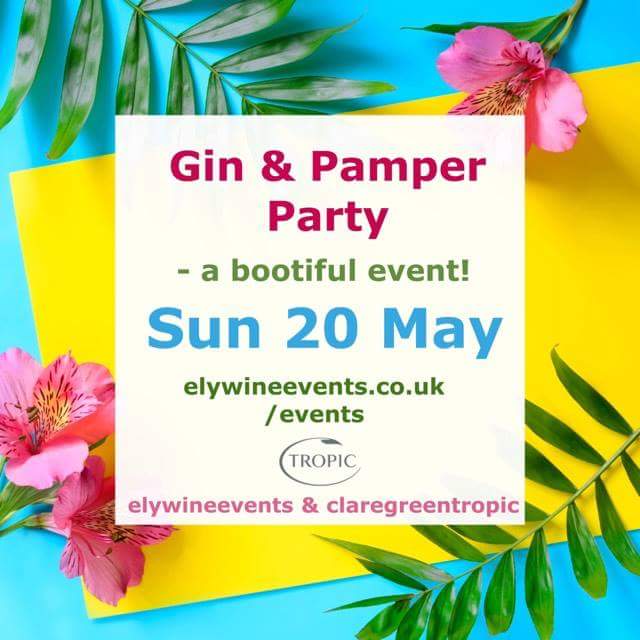 Only a week to go, have you got your tickets? 
#claregreentropic
#ely
#gin