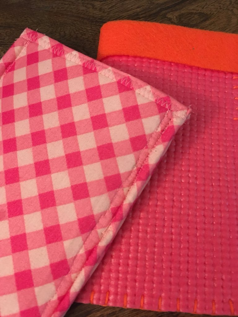 SusStarEB17's tweet photo. Yoga Mat upcycle workshop blbribgs your old mat and make a device cover or whatever your imagination can think of #upcycle #ecocraftclub https://t.co/SzoNRG1vNq