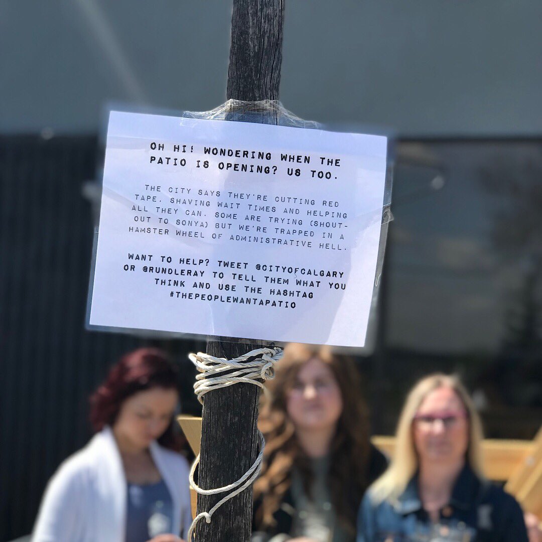 ToolShedGrowler's tweet image. #thepeoplewantapatio @cityofcalgary @nenshi