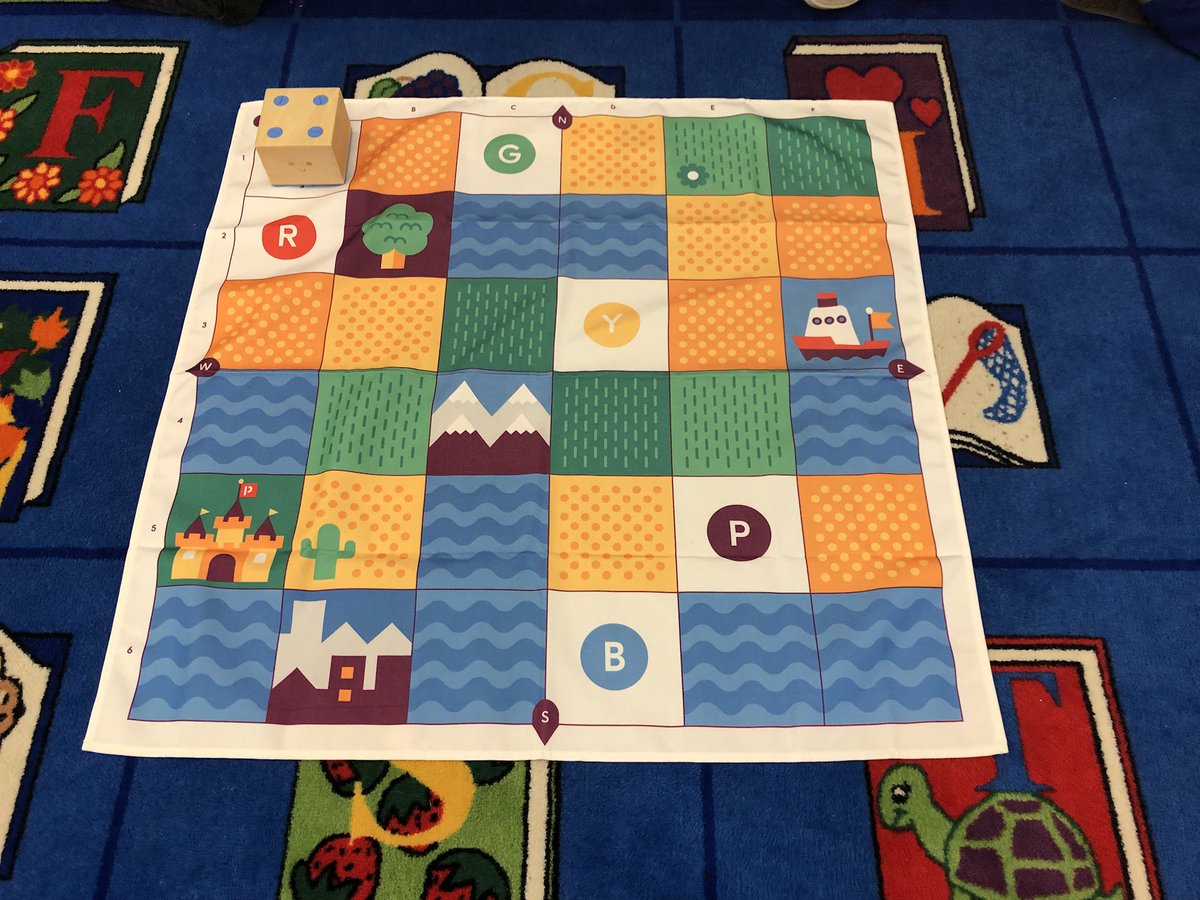 GailKMoore's tweet photo. Marshall rockstar Kinder programmers applying the language of #coding w/ #cubetto w/ @kristimclain #welearnVPS #k2cantoo #kidscancode https://t.co/WbEAQwOun1