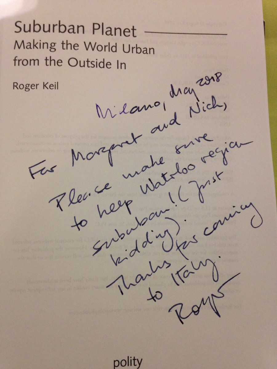 NickRevington's tweet image. We had a great time at @Global_suburbs #springinstitute! Thanks @rkeil and @ULehrer for indulging us by signing our books 📚