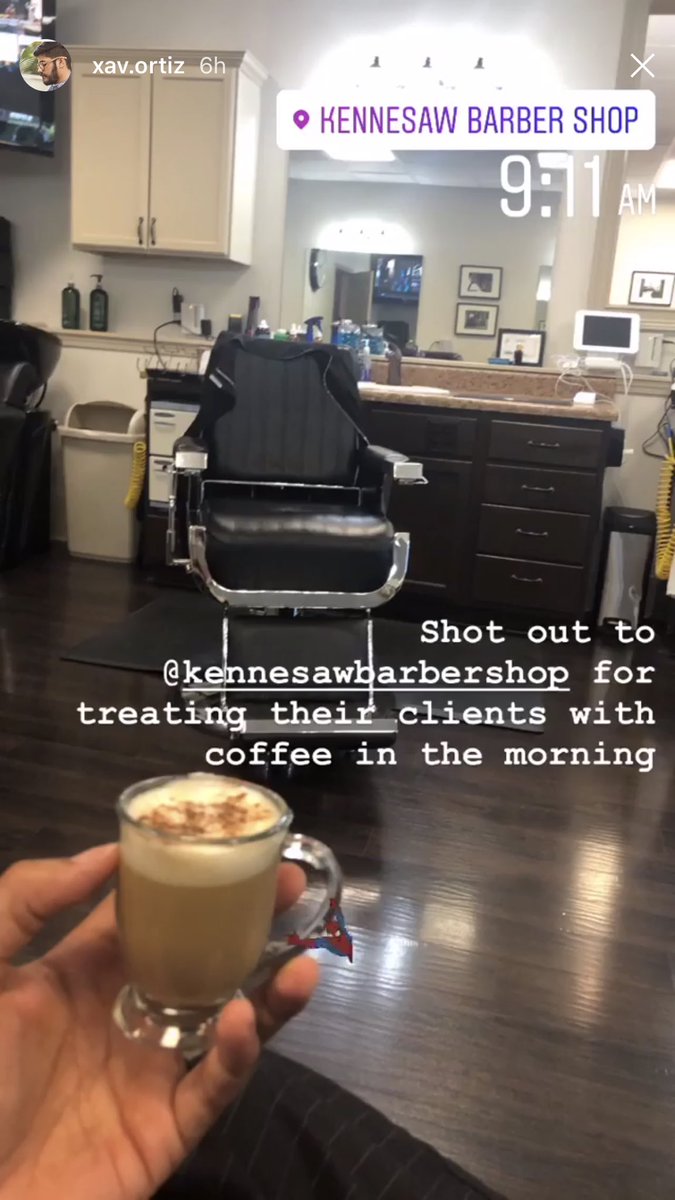 KennesawBarber's tweet photo. Always appreciate a shout out from a great customer of ours 👌🏻 https://t.co/DeRtSFRnvO