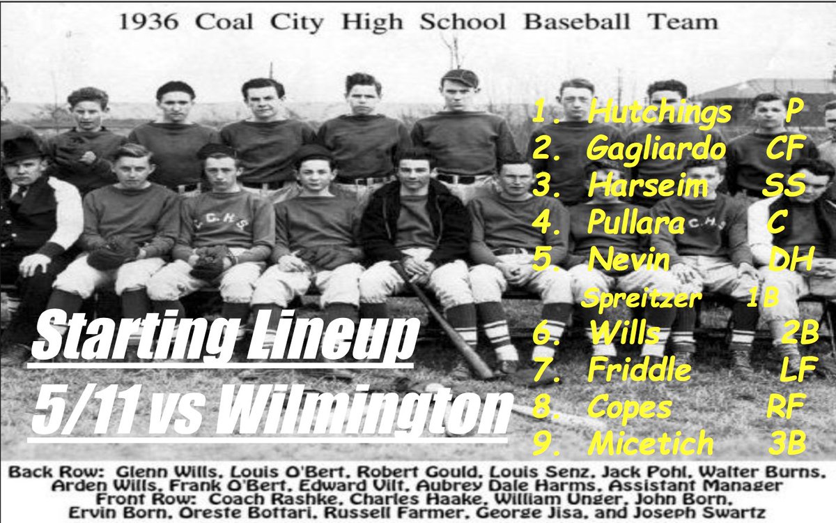 GKegsW84's tweet photo. Starting Lineup vs Wilmington All It Takes Is All You Got #CoalerBaseball #AITIAYG https://t.co/cHVcRugz5v