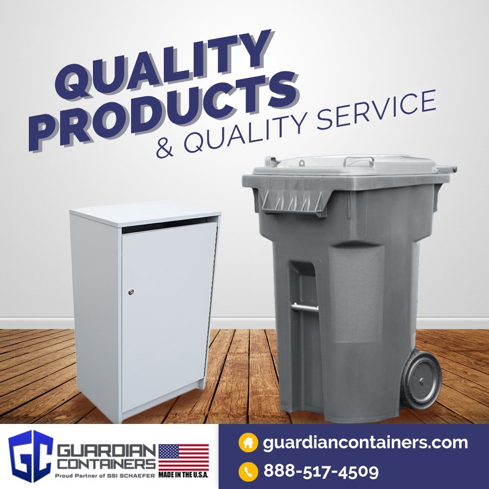 At Guardian Containers, you can rely on the quality of our products AND the quality of our service. We make doing business easy! Visit our website today to see for yourself! guardiancontainers.com