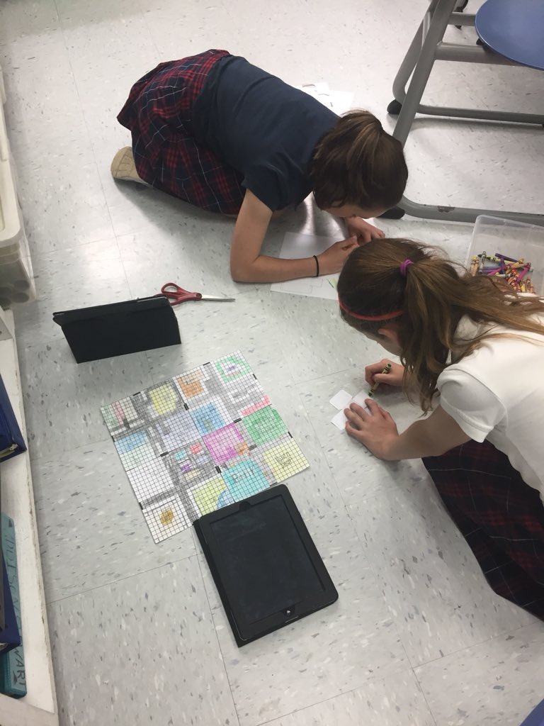 KerrySiefer's tweet photo. Building Geometricity in Math Class with @pritchclaire using #foldify https://t.co/mwJjVp7BUK