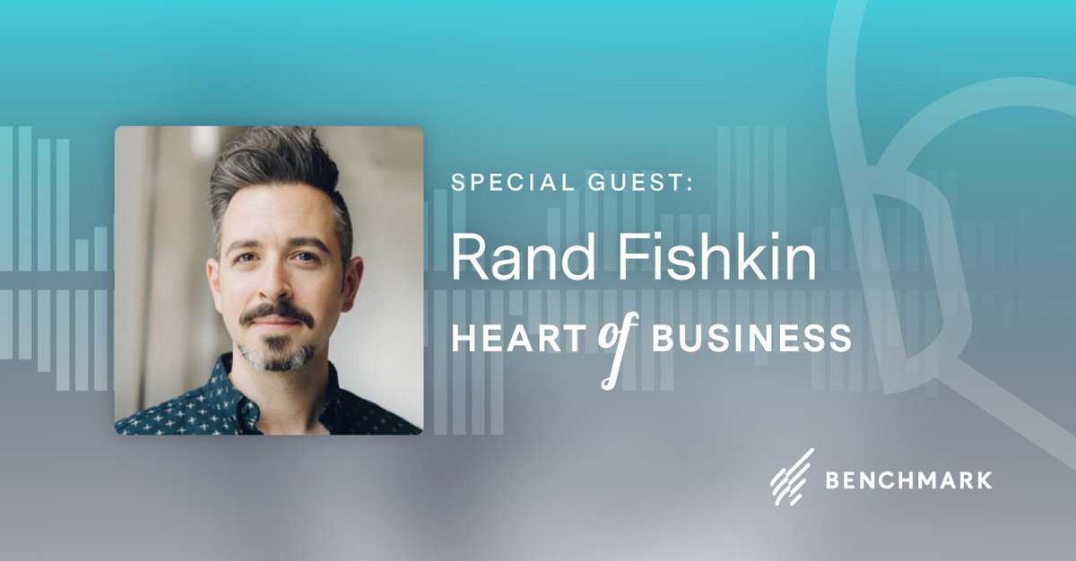 Our #Email team has just posted a new @podcast with the first return guest to the #HeartofBusiness and it's none other than @RandFishkin!  Formerly of @Moz and now @SparkToro! Listening to it for the second time now!

blog.benchmarkemail.com/rand-fishkin-r…