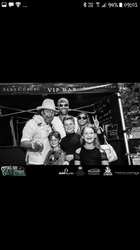 Two_large_gins's tweet photo. @Carfestevent @reefband Our kids met Gary last summer in Poole &amp; would love it if you could make it to carfest south too! https://t.co/gW4Ea4GIjx
