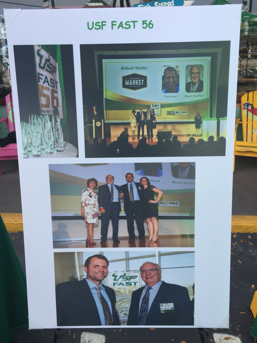 Glaser_GB's tweet photo. Looking forward to a great night celebrating with @USFalumniAssn #Fast56 winners @belleairmarket at their wine tasting 2nite. Such a great neighborhood store. Wine, Cigars, Craft Beers & more #GoBulls๐ค๐ป https://t.co/2PJY7KEw2z