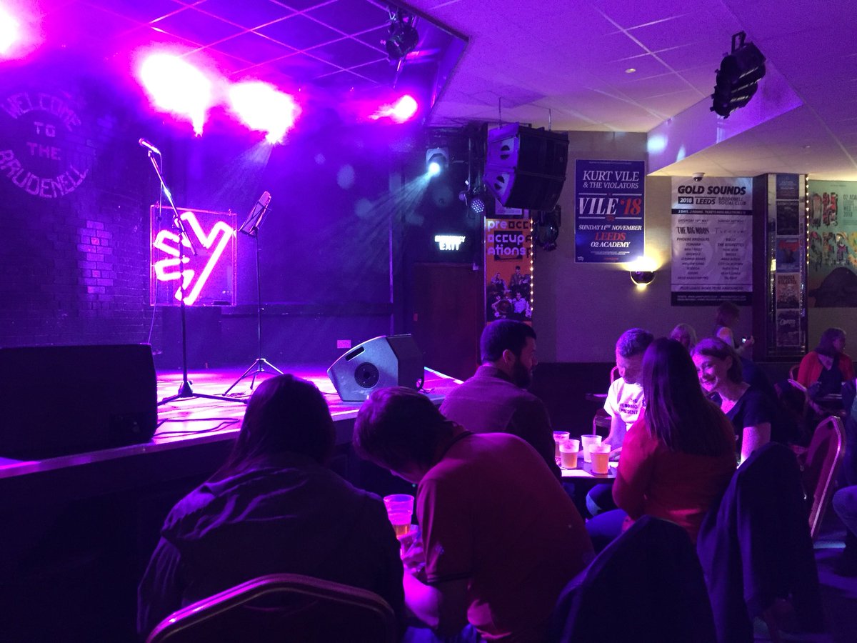 S_G_RWRD's tweet photo. At @Nath_Brudenell to see Steve Lamacq part of @LeedsIntFest #music #stories #funny #LI18 https://t.co/dFn7ePheGb