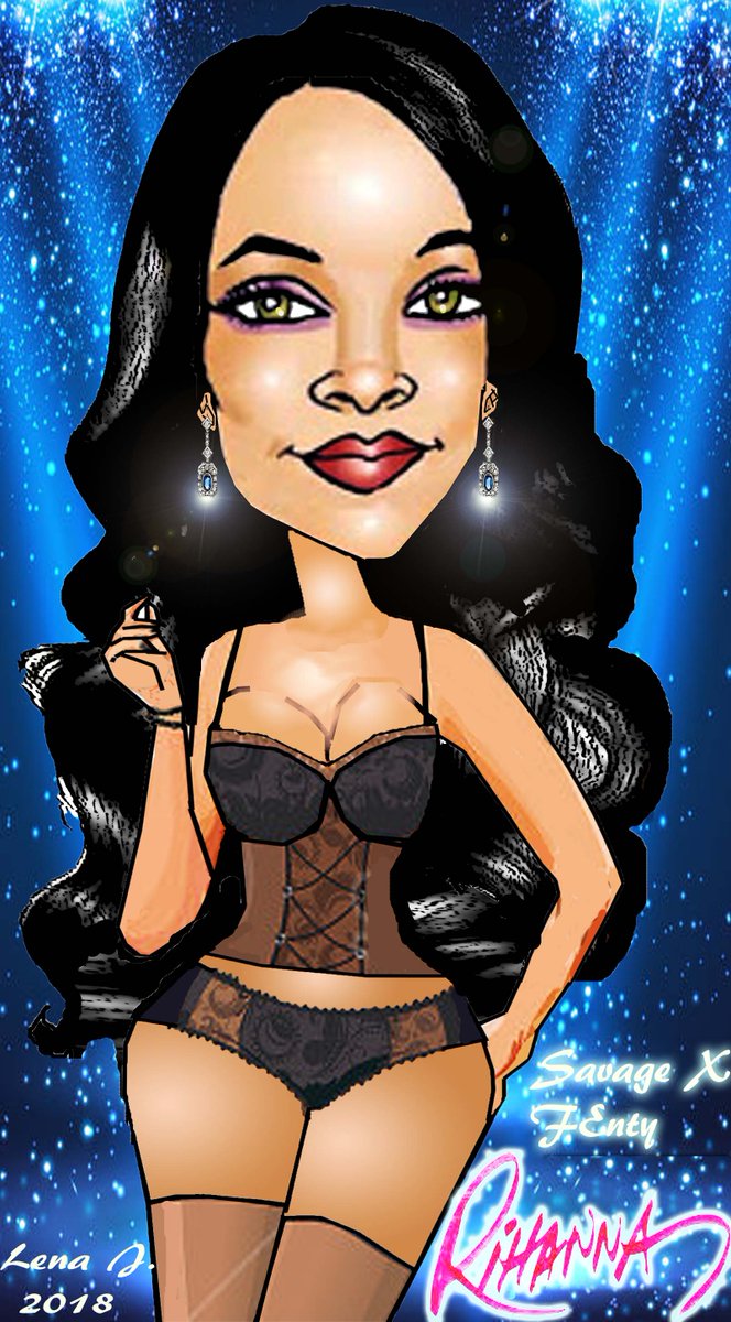 CARTOONSByLenaJ's tweet photo. @rihanna @SavageXFenty Added to my must-have #SexyList : #SavageXFenty lingerie & @PerfumesbyRiRi ; would you agree @RihannaDaily @RihannaDiary_ @juliacraven #RihannaBestFans #rihannachallenge #Rihanna Art by #LenaJ https://t.co/lw1AKkKStJ