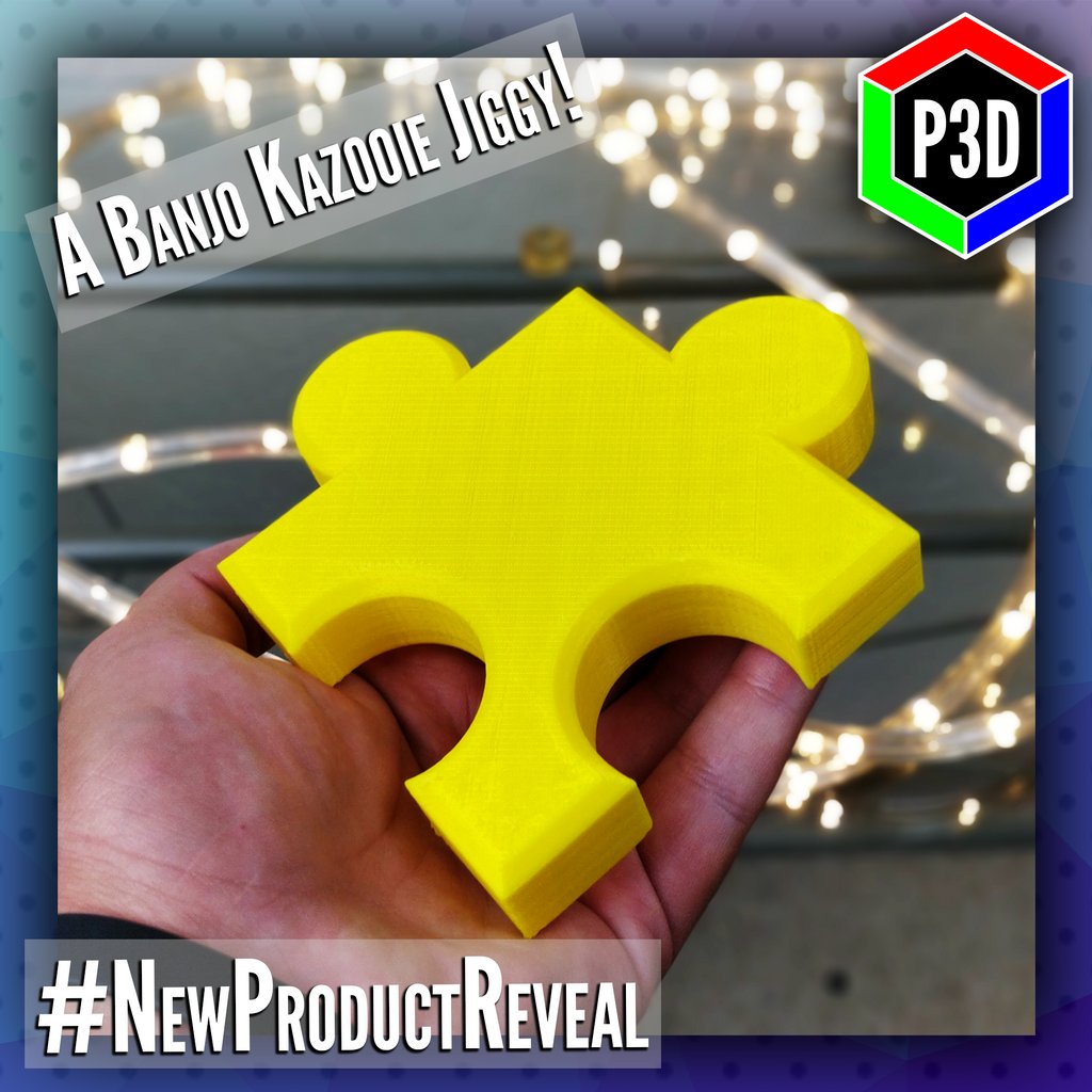 print3dllc's tweet photo. #newproductreveal ! Mondays mystery was a Banjo Kazooie Jiggy! The iconic piece from the best collectable game every! Did you guess it right?
.
Link to it in the bio!
.
#jiggy #banjokazooie #videogame #gaming #fandom #3dprinted #3dmodel #safetyharborfl #print3dllc #n64 #90s https://t.co/gj01zPi619