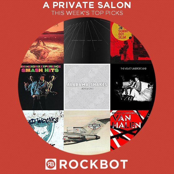 aprivatesalon's tweet photo. This Week's Top @GetRockbot Picks at A Private Salon : https://t.co/hTTjFUzthF https://t.co/robBnfPHcY