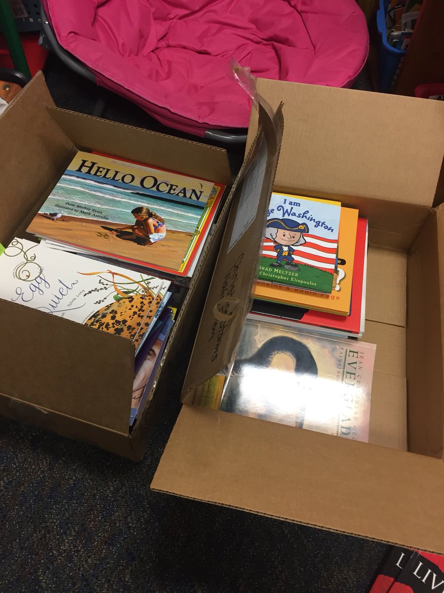 cstorms_we's tweet photo. We just got our last order of books from our @KatyISDEdFound grant. Thank you @BlueWillowBooks for working with us to get such great titles to help our non-fiction writing. @WEinKaty @TheWritePath_WE https://t.co/Us8XLhQLSK