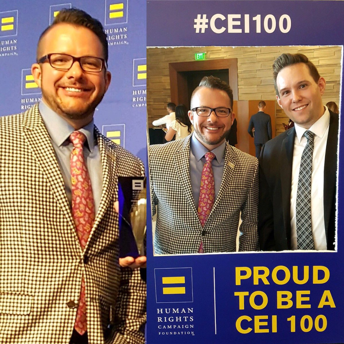 Tahoedreamer295's tweet photo. #equalrightscampaign #cei100 #boehringeringelheim THANKS for all the support and leadership from BI in making this a better place for everybody (employees and patients). had the honor to attend the awards ceremony! All-continue to step up- lead and speak out for equality for all https://t.co/lqnaYrin3I