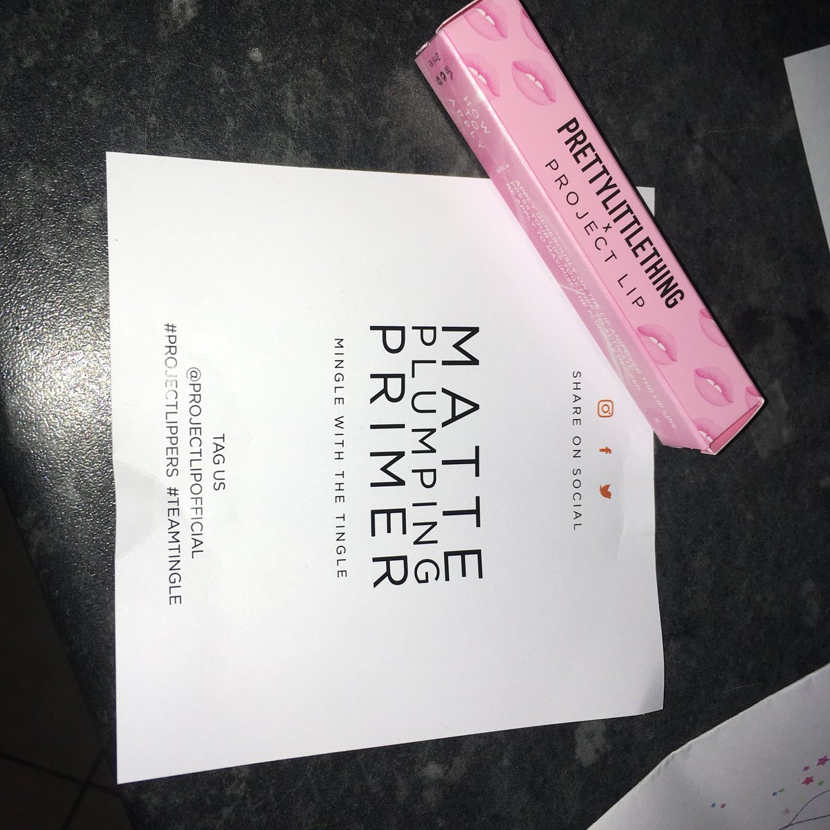 RebeccaJayne13's tweet image. Got my prize from @ProjectLip and @OfficialPLT thankyou ❤️❤️