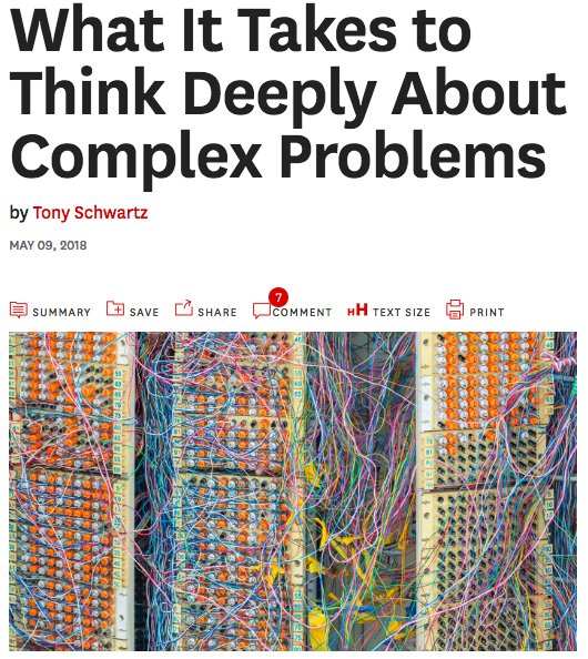 energy_project's tweet photo. To increase the complexity of thinking, we encourage leaders to adopt 3 core practices. Learn what they are in Tony Schwartz's latest @HarvardBiz article. #leadership #theenergyproject
https://t.co/c5zd77eAm0 https://t.co/XdrtZxxolc