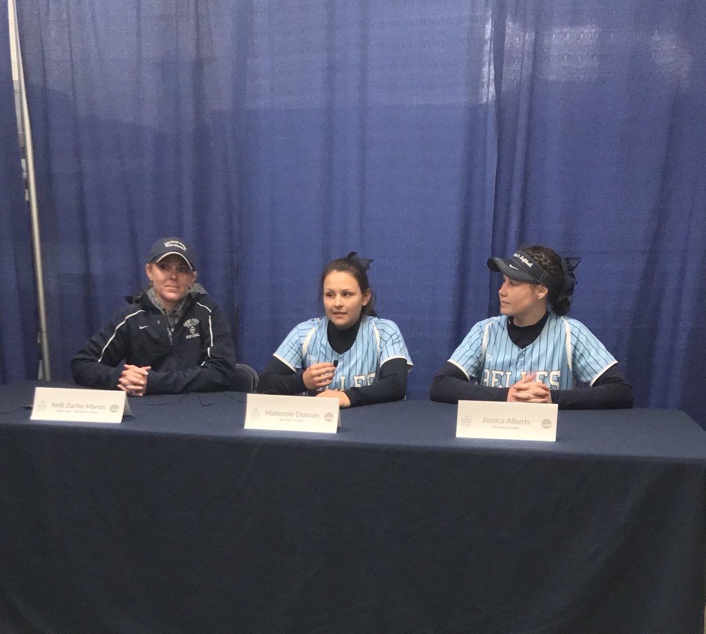 Saint Mary's College (@saintmarys) on Twitter photo Belles win Game 2 of <a href="/NCAADIII/">NCAA Division III</a> Notre Dame, IN Softball Regional <a href="/smcbelles/">Saint Mary's Belles</a> #gobelles #belleyeah Belles win Game 2 of <a href="/NCAADIII/">NCAA Division III</a> Notre Dame, IN Softball Regional <a href="/smcbelles/">Saint Mary's Belles</a> #gobelles #belleyeah