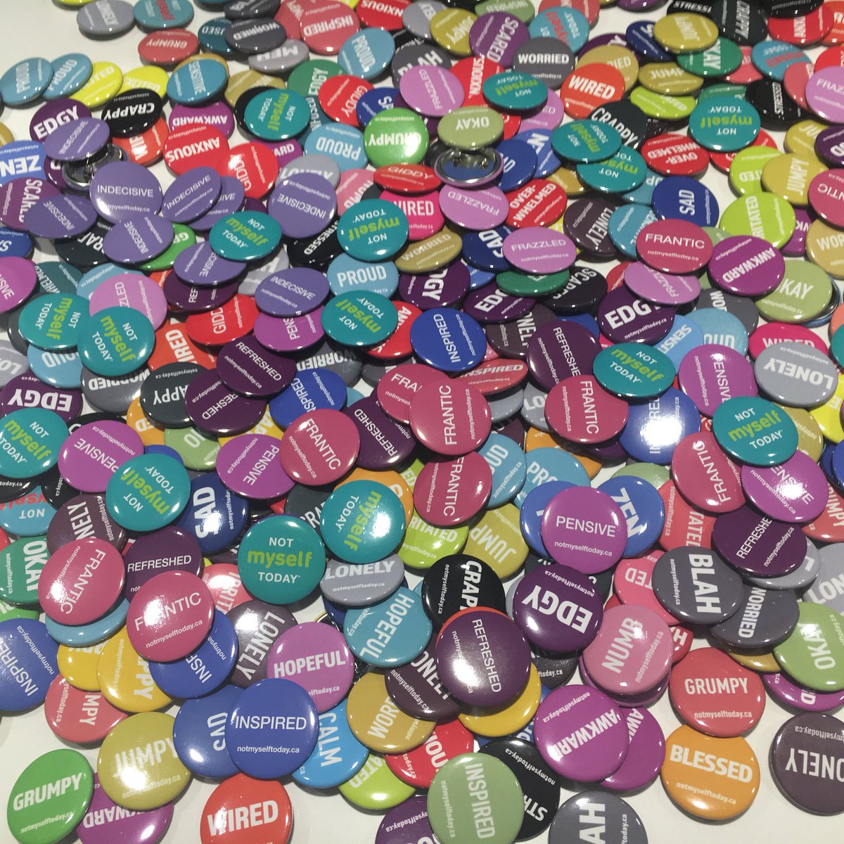 WellWithMaarika's tweet photo. It’s OK to not be OK everyday. So proud of the #NotMyselfToday campaign and how it helps employees to #GetLoud and talk openly about mental health #MentalHealthWeek https://t.co/1zUYi4mOiJ