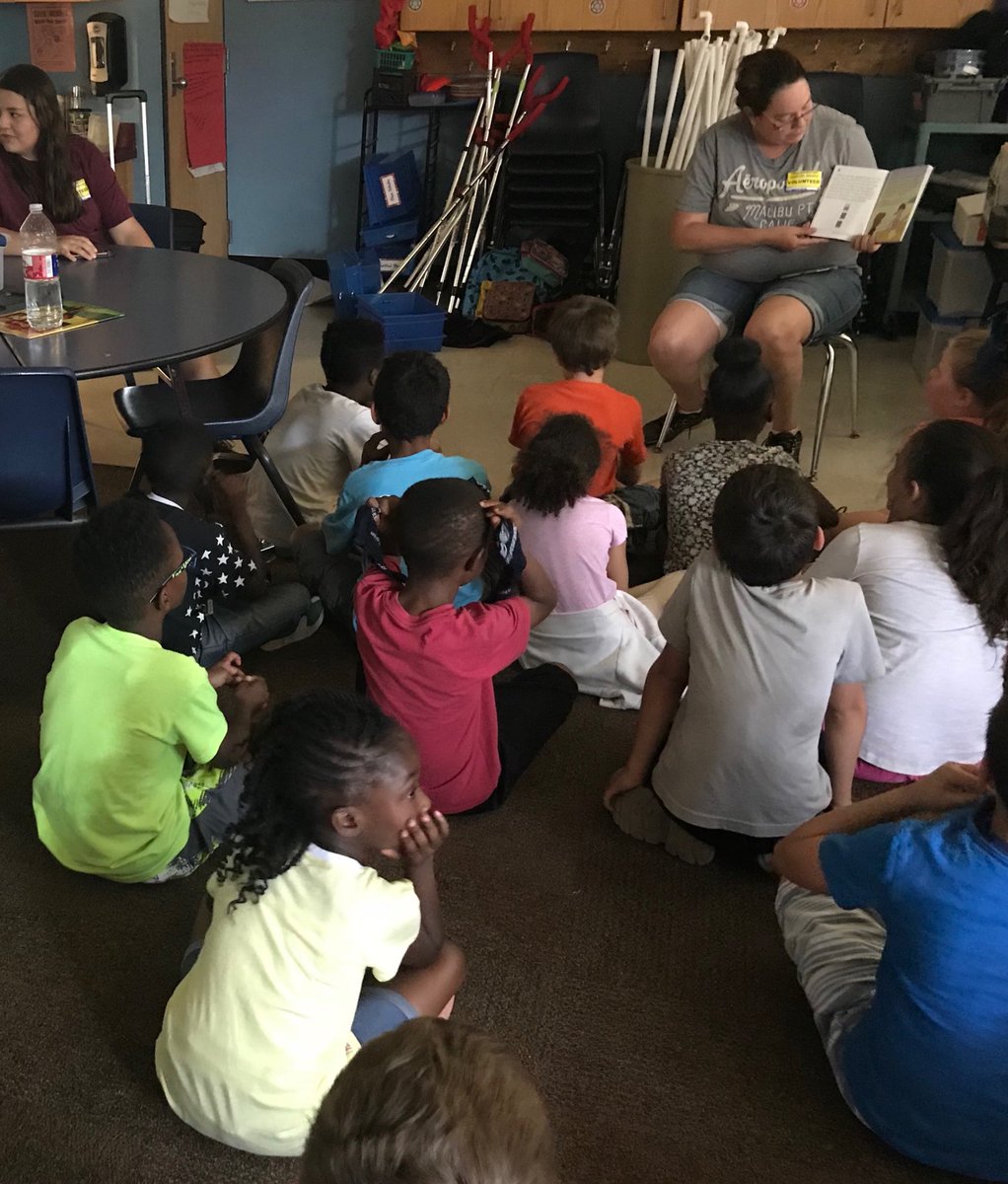 ChrisParadise's tweet photo. It’s a Read-a-Thon today! Parent volunteers reading their favorite books to the kiddos. #OklaEd #MDPurpose #LeadAtSteed https://t.co/zSRsmEO2qV