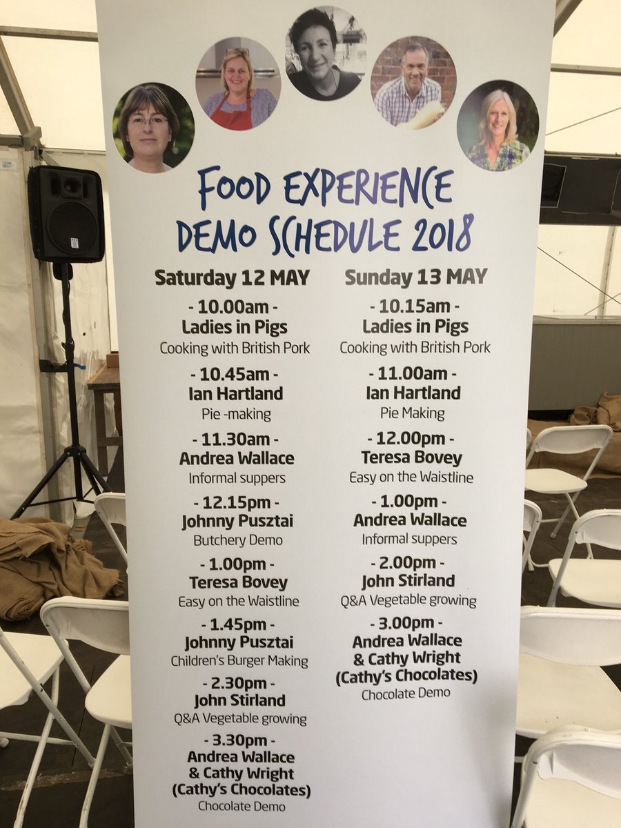 Andreachefdemos's tweet photo. What a line up @nottscountyshow this weekend https://t.co/nA8YWWR5ee