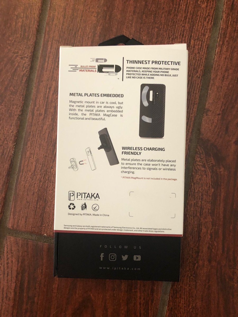 John011235's tweet photo. Looking for a #Pitaka #MagMount #MagCase for your #GalaxyS9 #GalaxyS9Plus and dont want to wait? I have one up on @ebay https://t.co/BXczsUZyVZ

BRAND NEW IN BOX! HMU via DM for better price!

RT PLZ!
@CopDeals @CopThese @TechNinjaSpeaks @tldtoday @JoshuaBane @zedomax https://t.co/GOJWr4JHkT