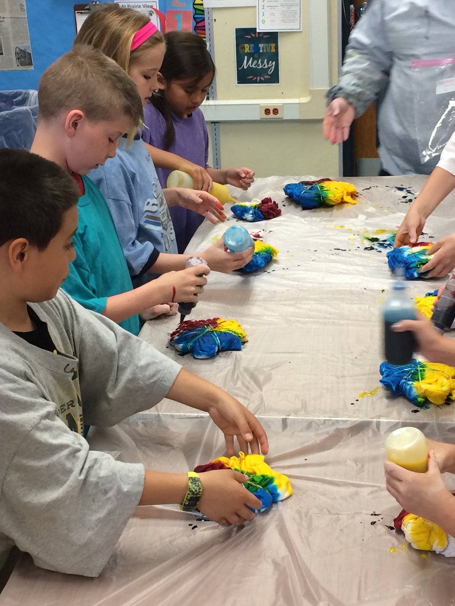 beth_engelel's tweet photo. 3rd grade...tie-dye t-shirts! @PrViewSchool https://t.co/AD10pRmnaM