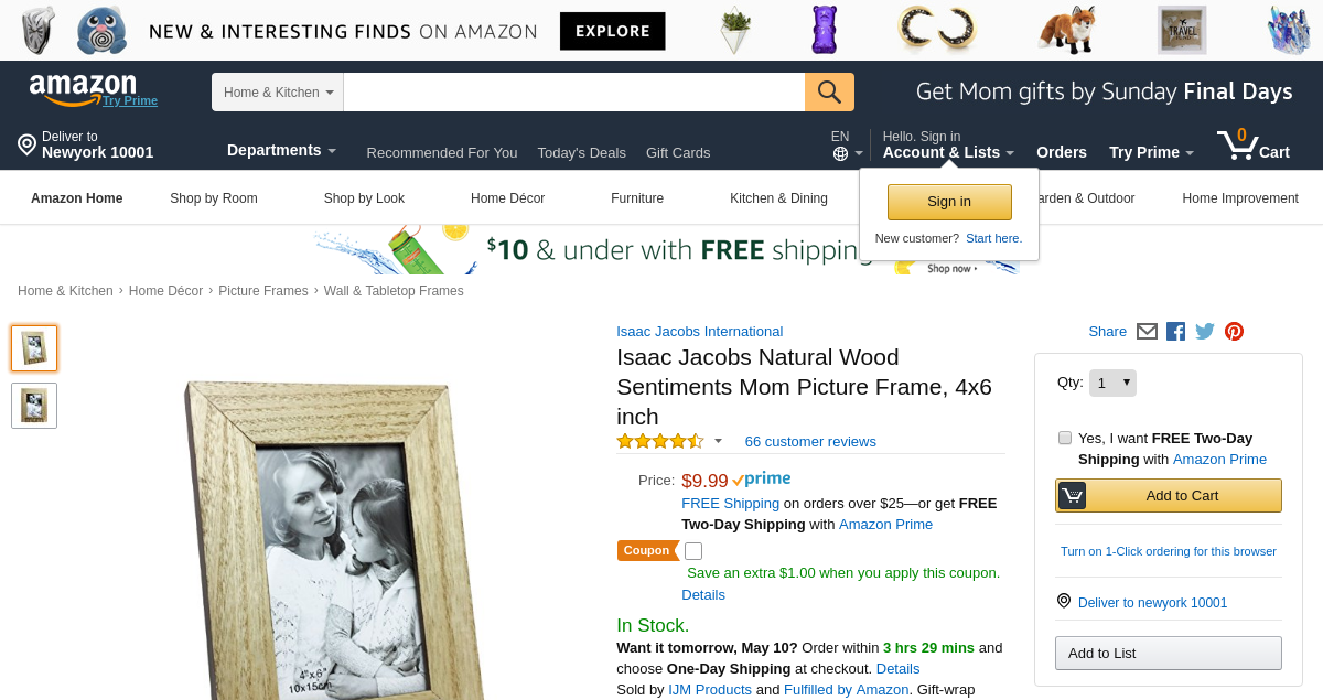 isaacjacobsintl's tweet photo. Choose One-Day shipping to be on time for Mothers Day! 
 https://t.co/E0gETYbDHg #mothersdaygiftideas https://t.co/4PJCnN5amS