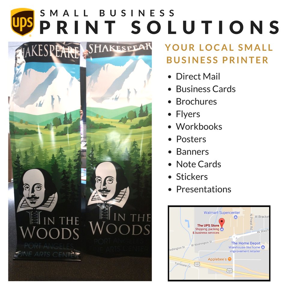 TheUPSStore5637's tweet photo. We love helping our local businesses and organizations. Here are some hanging banners we printed for the Port Angeles Fine Arts Center.
For more info on events: https://t.co/NqTdTmfCtM https://t.co/BhtlrZx7C1