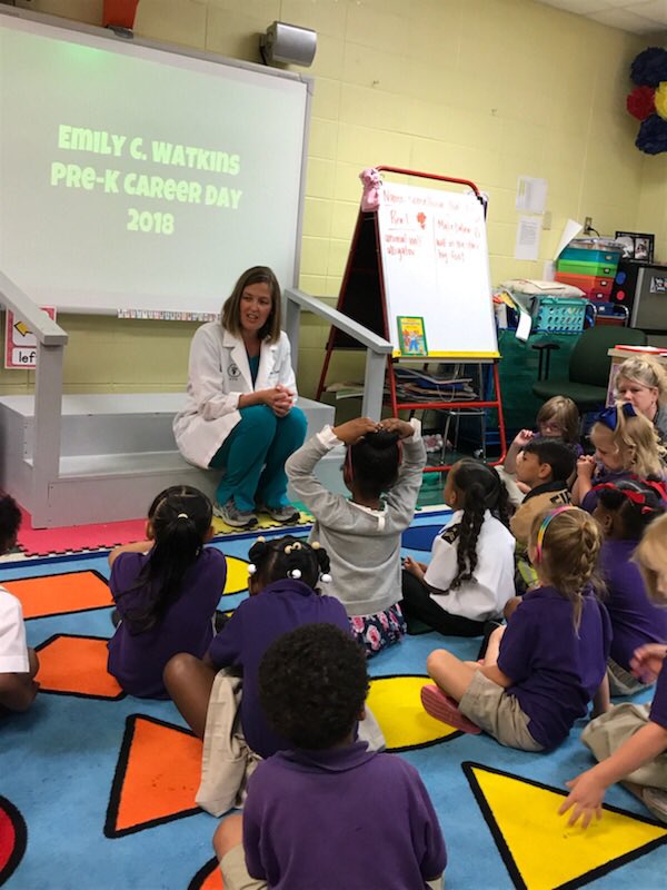ECWPRIDE's tweet image. THANK YOU to the amazing individuals in our community that made our 1st Annual Pre-K Career Day a big success! Ory Family Dentistry, Dr. Crawford of Riverlands Animal Hospital, Dr. Wendi of Rainbow Pediatrics, Councilwoman J.S. Hotard, &amp;amp; reps from St. John Sheriff’s Office.