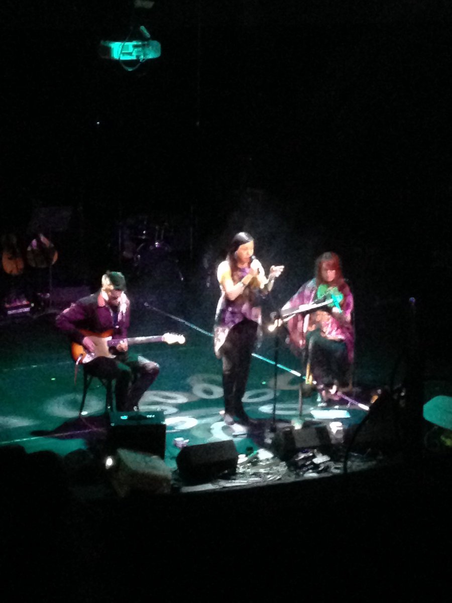 carrtogram's tweet photo. The wonderful Rafeef Ziadah in full flow with #DeeArmstrong &amp; Lughaidh Armstrong Mayock at @PalFestIreland's #Sendiana event at Liberty Hall #Dublin https://t.co/KMfevsKluC