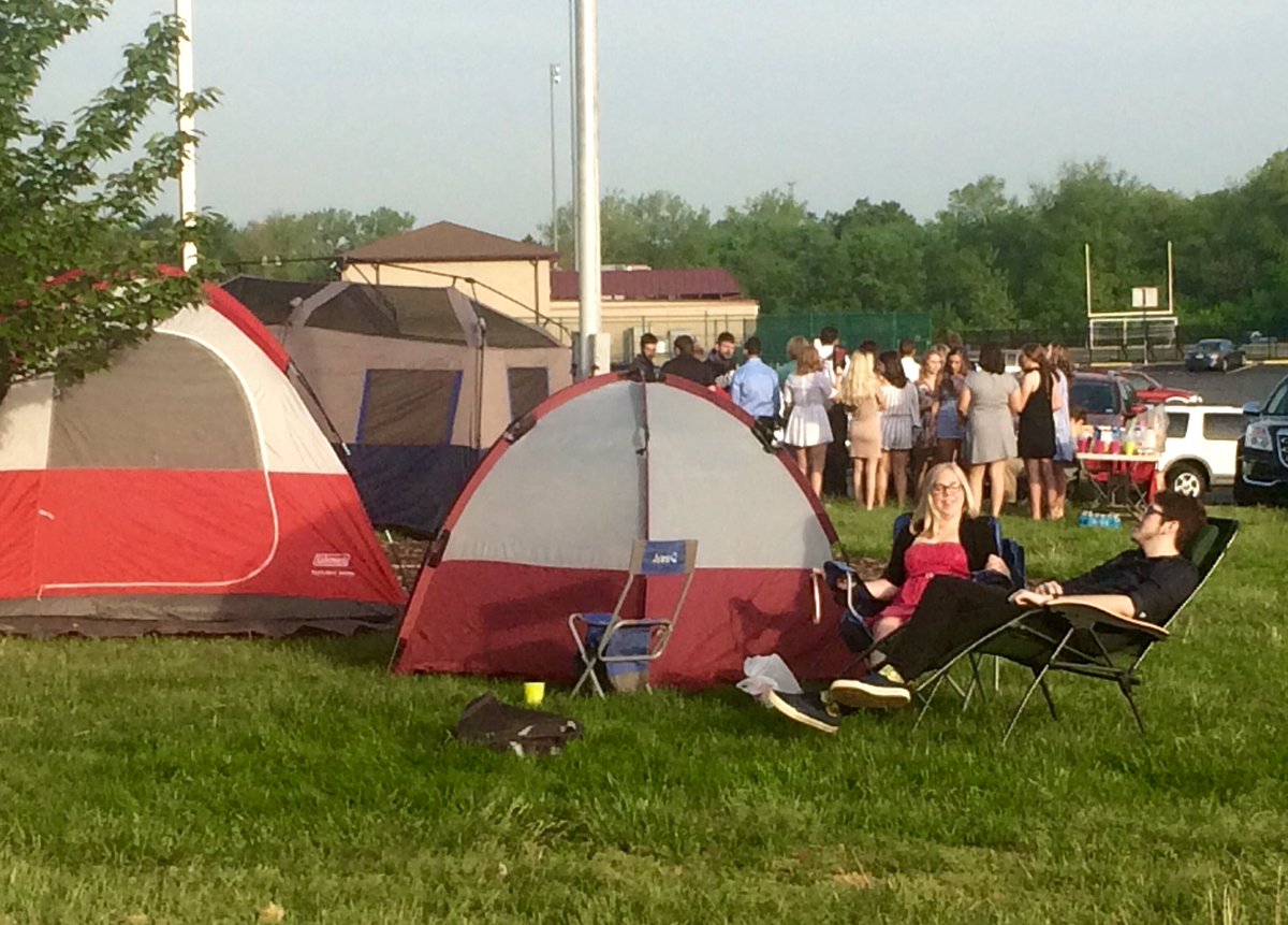 WindsorHighOwls's tweet photo. After all is said &amp; done, WHS is a great place to "camp out" for 4 years...

#Classof2018 #GoOwls https://t.co/56vg7t9CNU