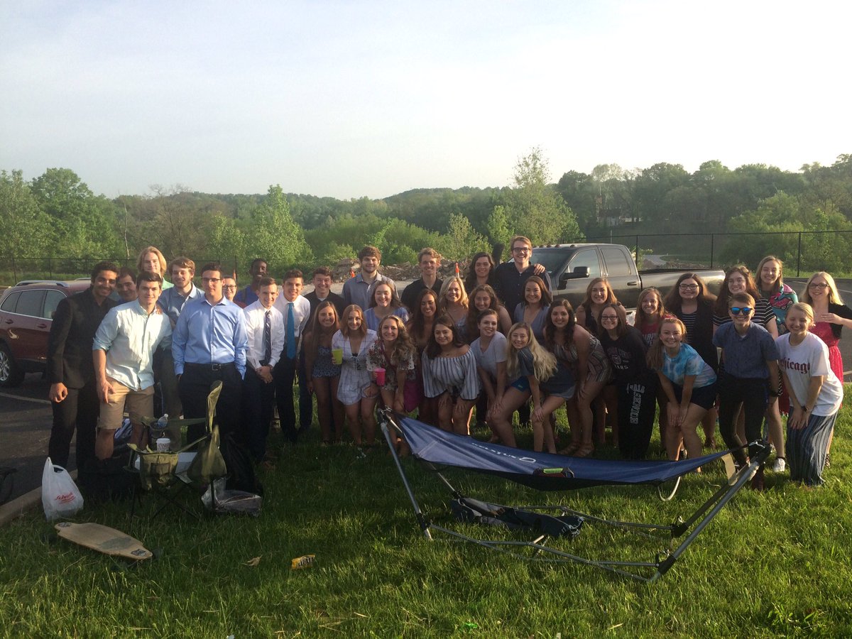 WindsorHighOwls's tweet photo. After all is said &amp; done, WHS is a great place to "camp out" for 4 years...

#Classof2018 #GoOwls https://t.co/56vg7t9CNU