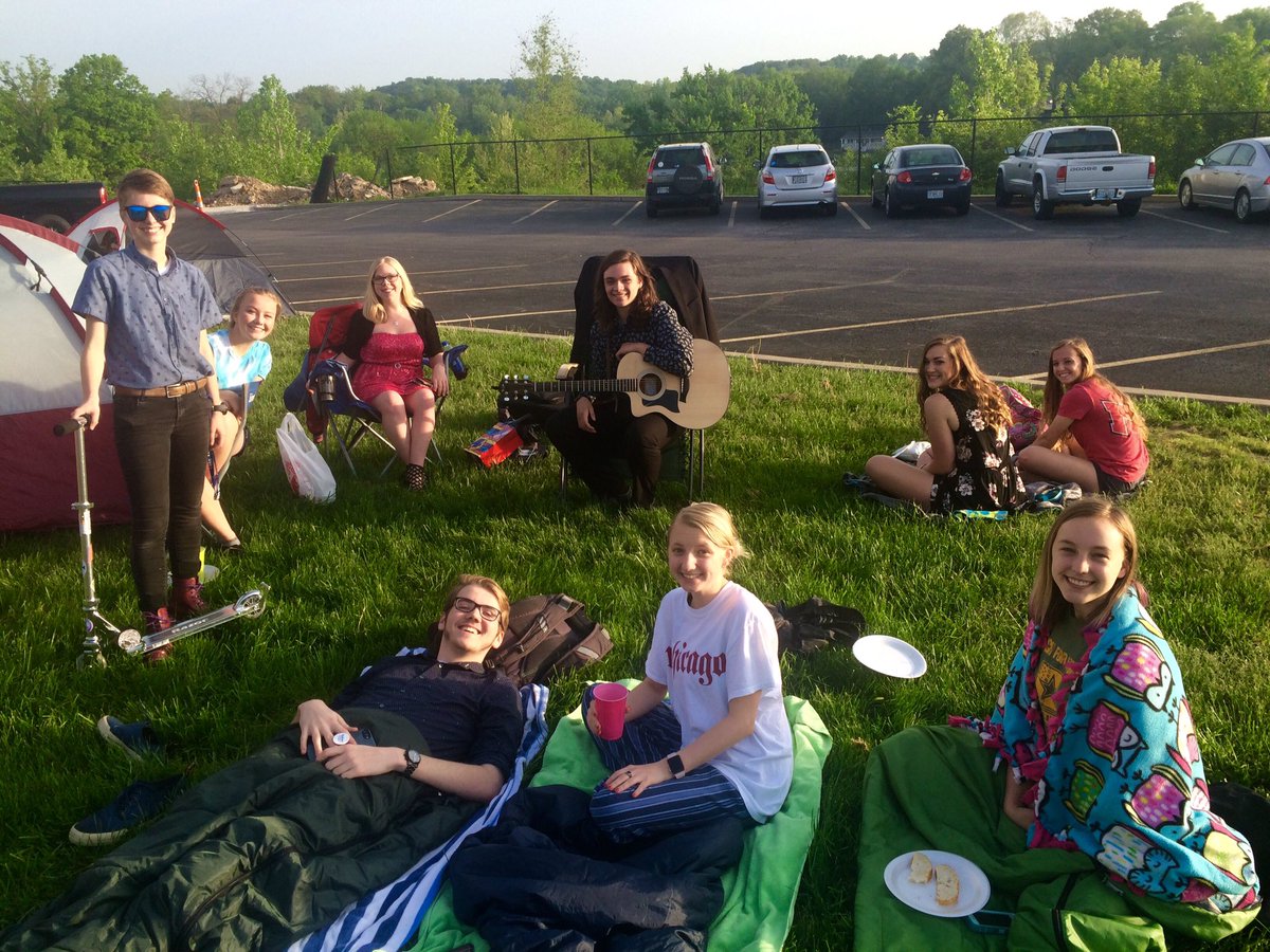 WindsorHighOwls's tweet photo. After all is said &amp; done, WHS is a great place to "camp out" for 4 years...

#Classof2018 #GoOwls https://t.co/56vg7t9CNU