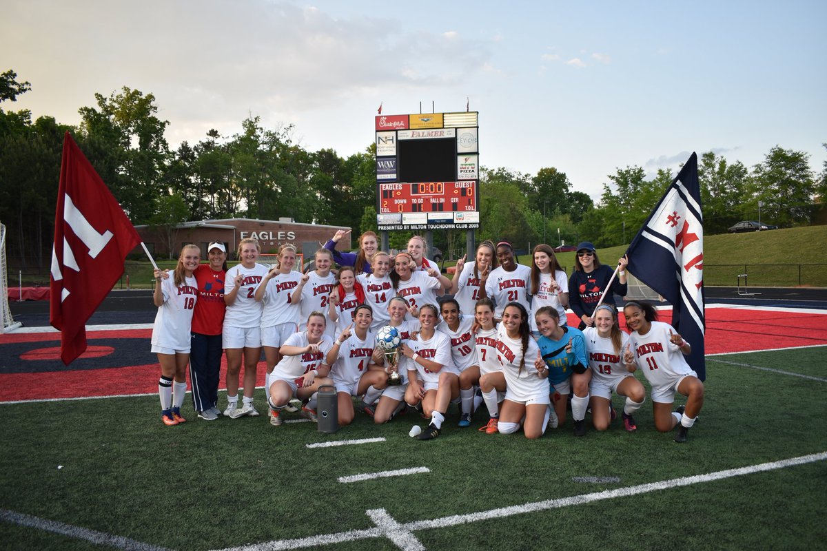 MiltonSoccer_'s tweet photo. WE NEED EVERYBODY @ TOMORROW NIGHT'S STATE CHAMPIONSHIP GAME against PARKVIEW!!! Game to be held at McEachern High School @ 5:00 pm. Be There &amp; Be Loud!!! #Mprie #BeatParkview #OneTeamOneDream

@mhsBravehearts @MiltonHighSch @miltonherald @cityofmiltonga @Milton_AD1 @JonesBC_MHS https://t.co/ljneg3UTlM