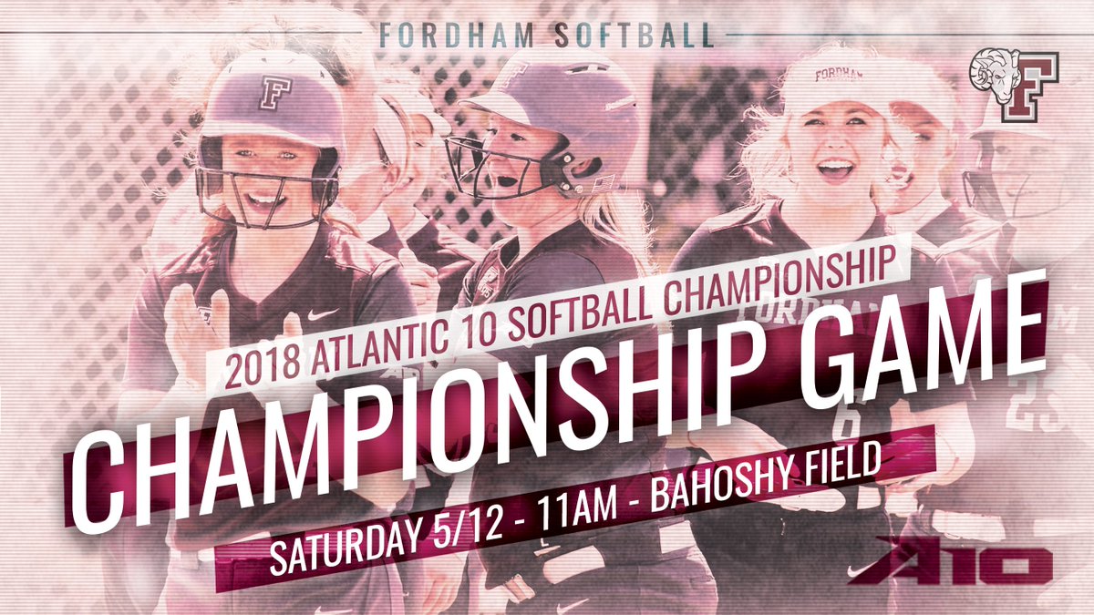 FordhamSoftball's tweet photo. Moving On. #Updated #CorrectTime #RamsRising #A10SB #RainRainGoAway https://t.co/lZAskFlq4H