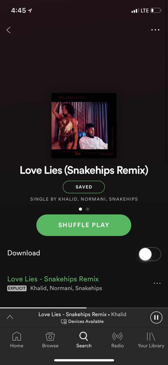 BrandonSilv's tweet photo. Much fire @snakehipsuk remix of Love Lies 👌 @NormaniKordei @thegreatkhalid https://t.co/PZfDQBjcNF https://t.co/xUdvNylKjW