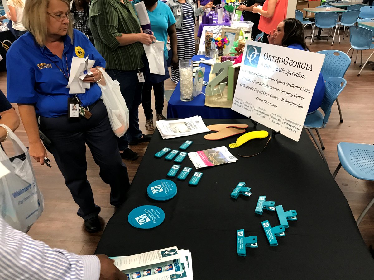 orthogeorgia's tweet image. OrthoGeorgia supporting our GEICO partners at their annual health fair....
#orthogeorgia #geico #footsolutions
