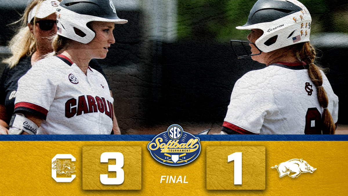 SEC's tweet photo. .@GamecockSoftbll is playing for the CHAMPIONSHIP! https://t.co/OgMVcFInYI