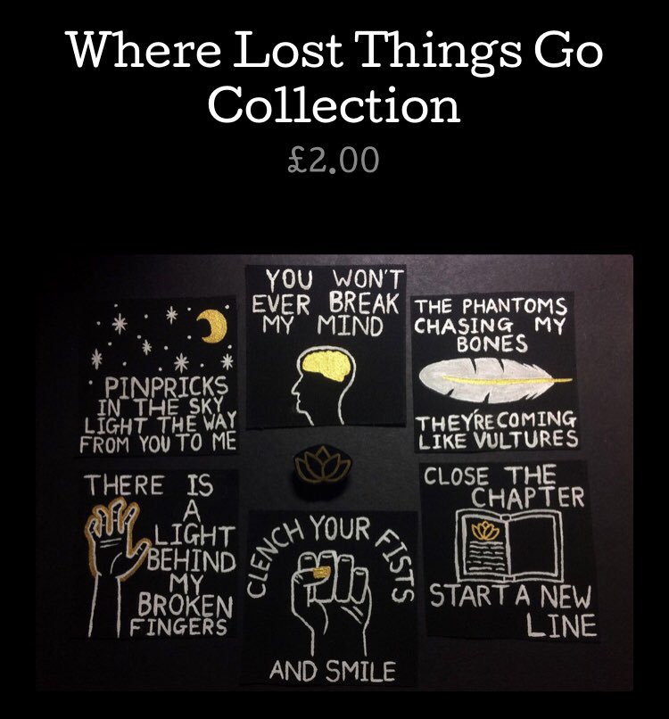 Things have been going very slow recently with this store but things do seem to be picking up a little so keep an eye out!
For now, here’s a reminder of the As Sirens Fall WLTG patches that are on my store! There’s only two of each left so if you want one, what’s stopping you?