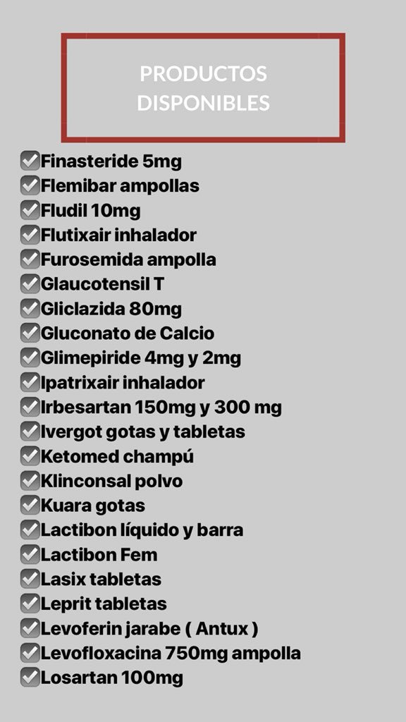 Farmaelite's tweet photo. ¡Viernes de productos disponibles!
#puntofijo #ServicioPublico #11DeMayo https://t.co/wdN7iLwDPR