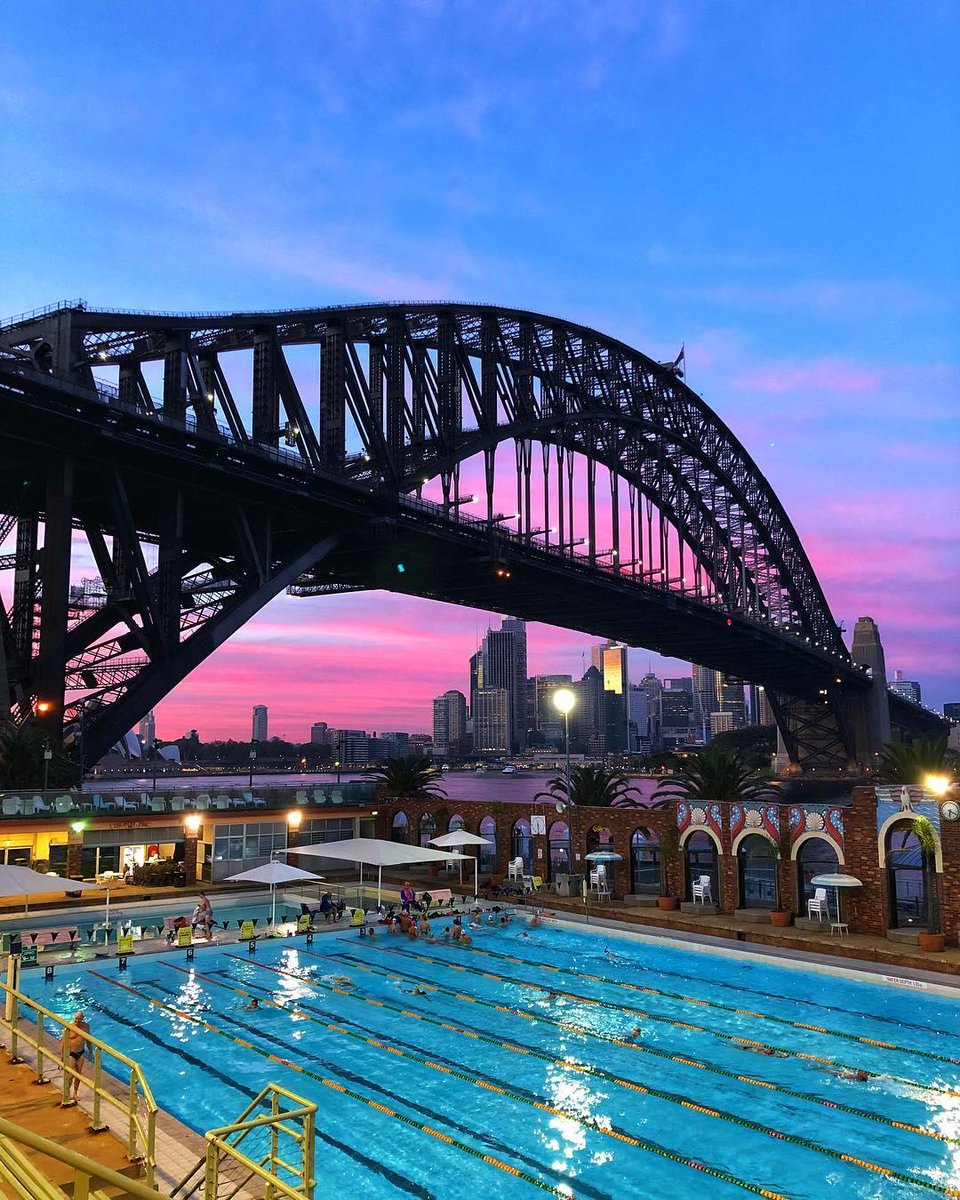 Australia's tweet photo. Good morning, #Sydney - you sure look fabulous today! 🤩 (via IG/rickiharrison_ at North Sydney Olympic Pool) #seeaustralia https://t.co/4ZGlQzkCqh