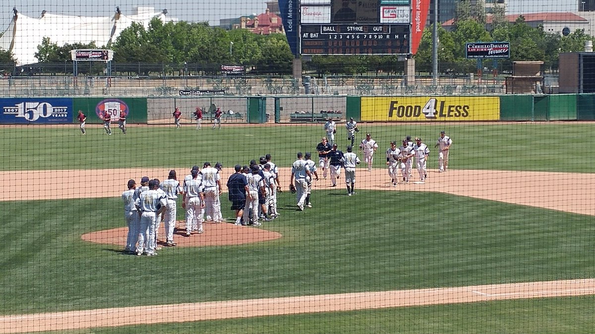 goccaa's tweet photo. #CCAAchamps | After eliminating two-time defending champ @ChicoWildcats with a 8-2 win, @OtterAthletics moves on to face @UCSDtritons tonight at 7 p.m.! https://t.co/j040KHEAyw