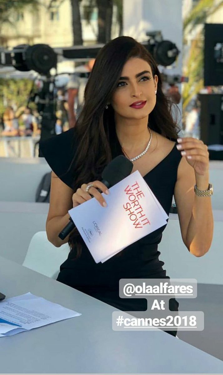 shahed_alyasin's tweet photo. #thewortitshow #Cannes2018 #lorealcannes2018 #loreal_paris #ola_alfares @OlaAlfares ♡♡♡♡ https://t.co/RNZkyhCAta