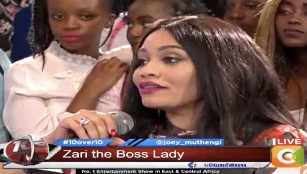 citizentvkenya's tweet photo. Zari: If you are ready to leave, just pack up your bags even if it means going back to your mum…but you will have to start somewhere #10over10 https://t.co/y7Lkvn7Duo